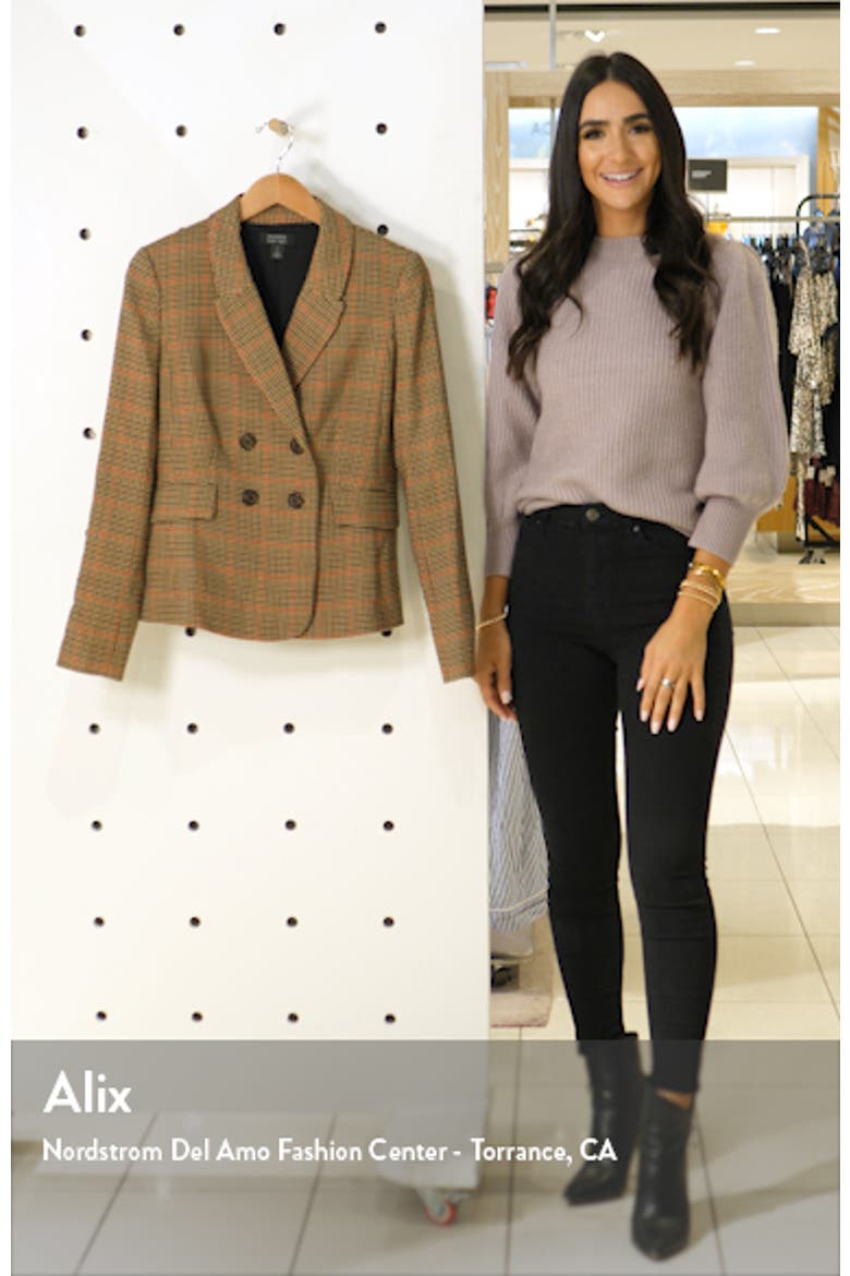 x Atlantic-Pacific Plaid Blazer (Nordstrom Exclusive) video