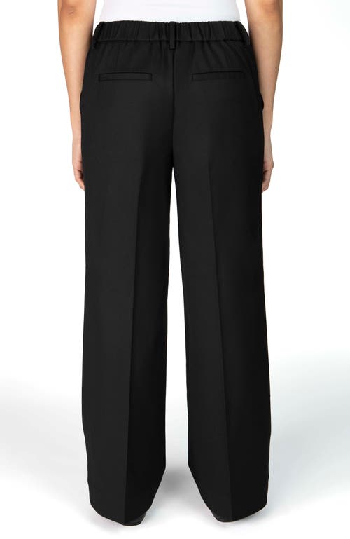 Nelle Atelier The Zack Petite Relaxed Trouser In Onyx