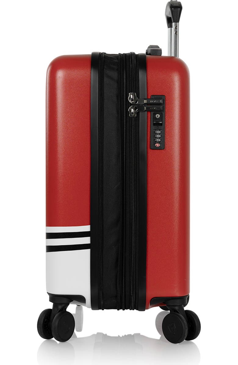 Heys NHL 21 Inch Luggage - Chicago Blackhawks, Alternate, color, Red
