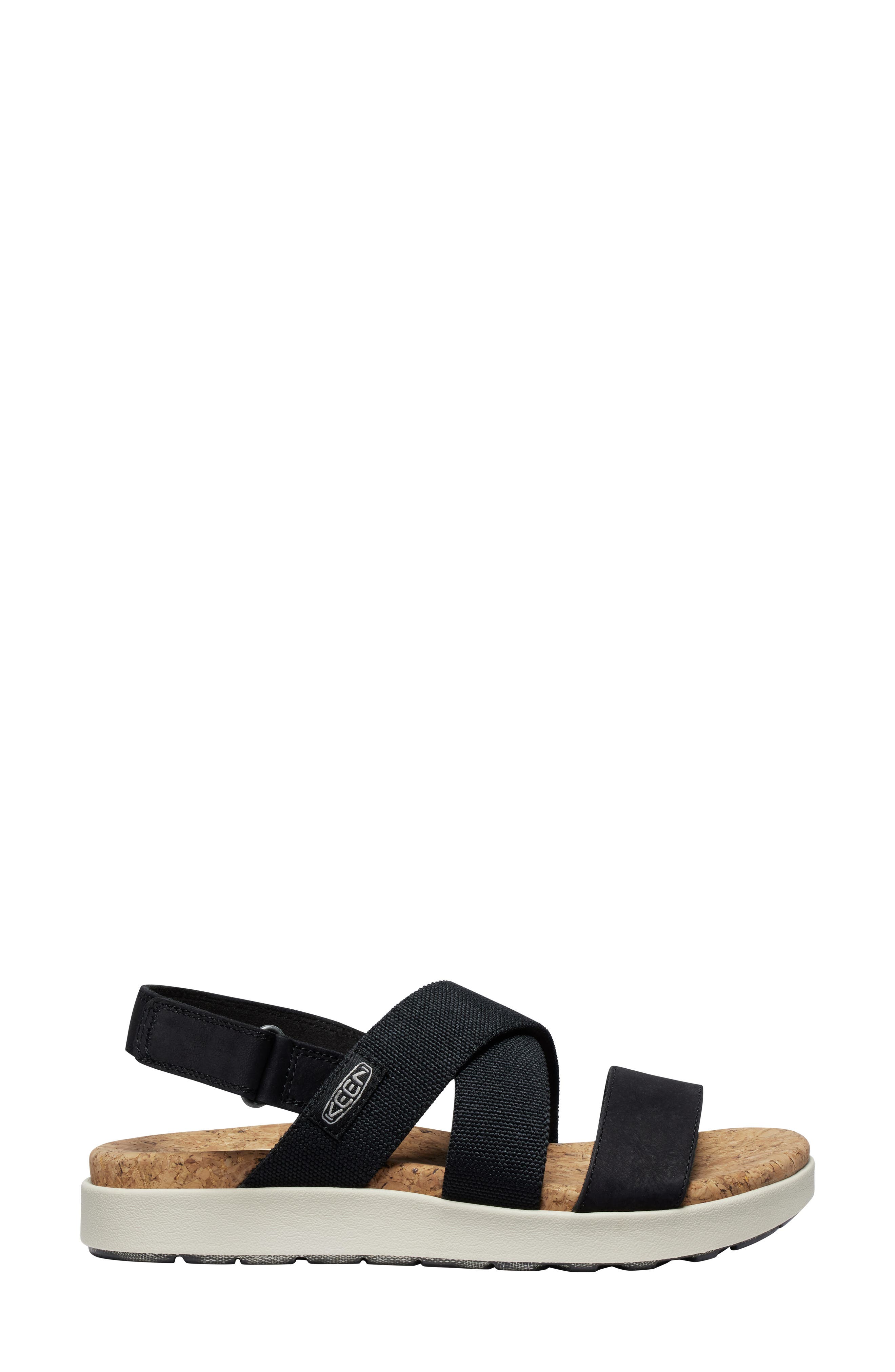 Elle Slingback Sandal, Alternate, color, BLACK/ BIRCH