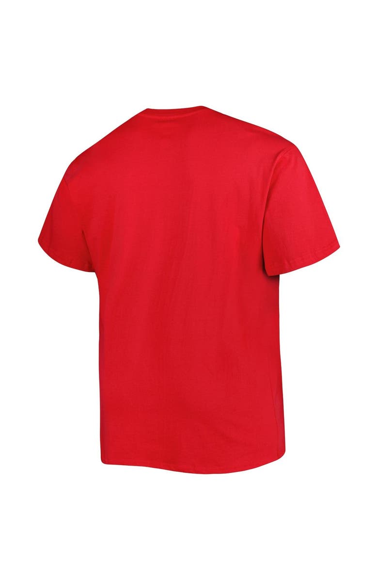 PROFILE Men's Scarlet Ohio State Buckeyes Big & Tall "The" T-Shirt, Alternate, color, 