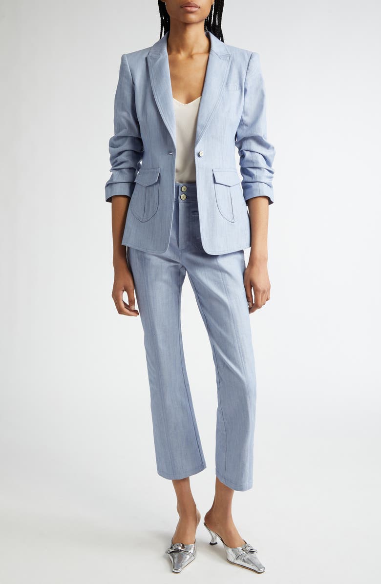 Cinq à Sept Louisa Blazer, Alternate, color, Maritime