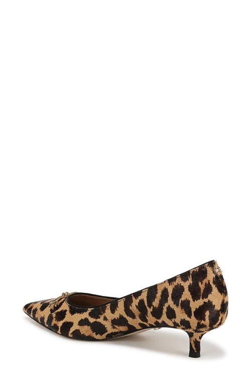 Sam Edelman Kaya Pointed Toe Kitten Heel Pump In Cyprus Tan Multi