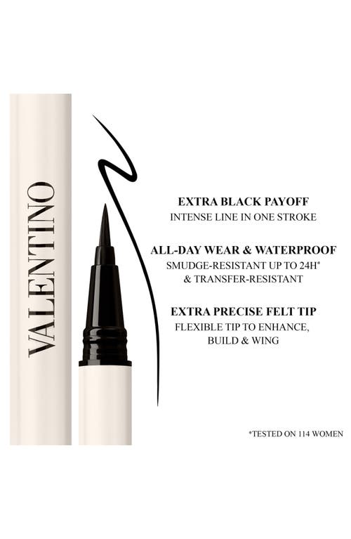 Valentino V-liner Liquid Eyeliner In Black