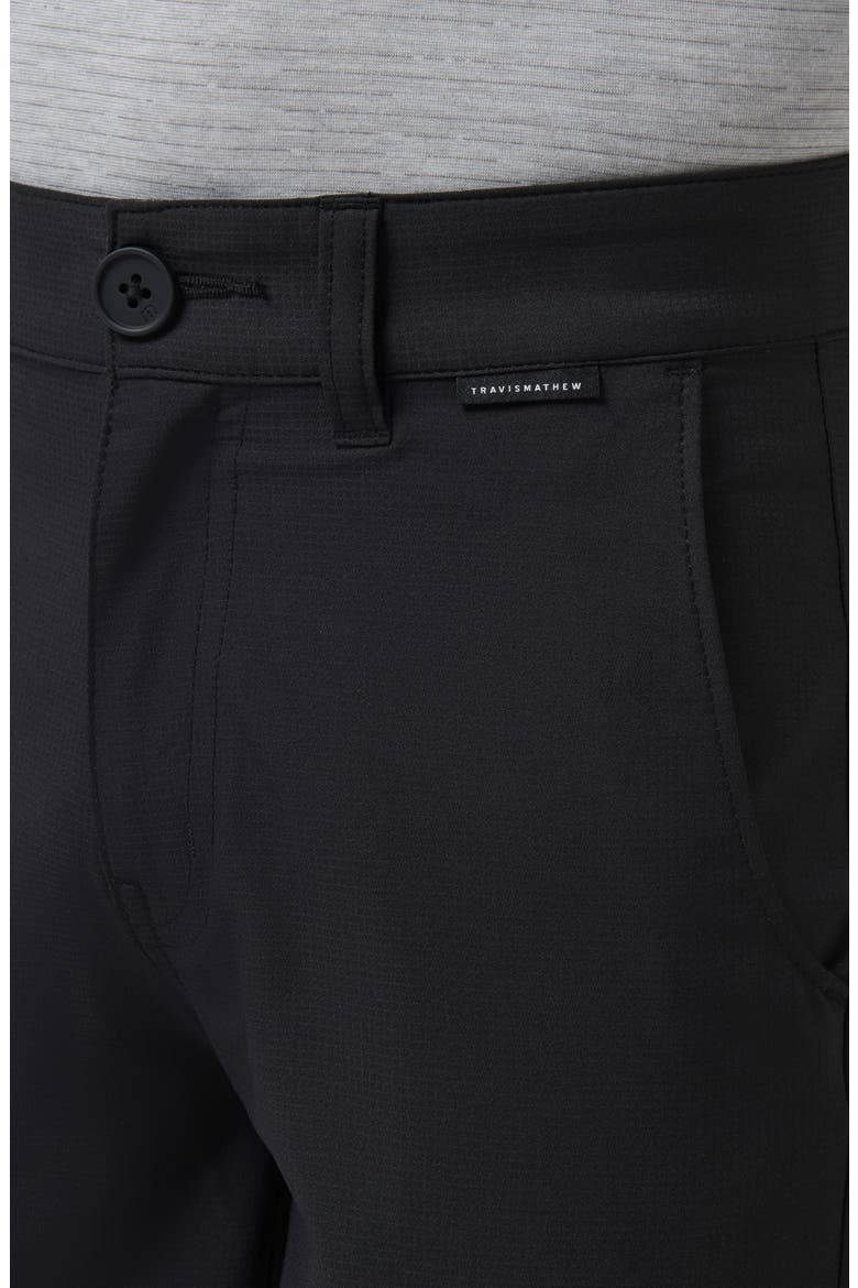 Kids' Wanderlust Flat Front Stretch Shorts, Alternate, color, BLACK