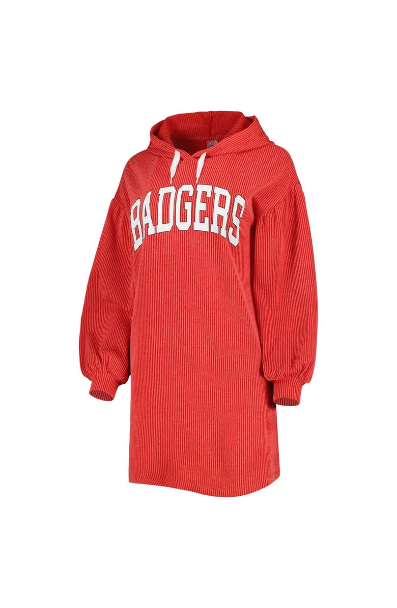 GAMEDAY COUTURE Women's Gameday Couture Red Wisconsin Badgers Game Winner Vintage Wash Tri-Blend Dress, Alternate, color, Red