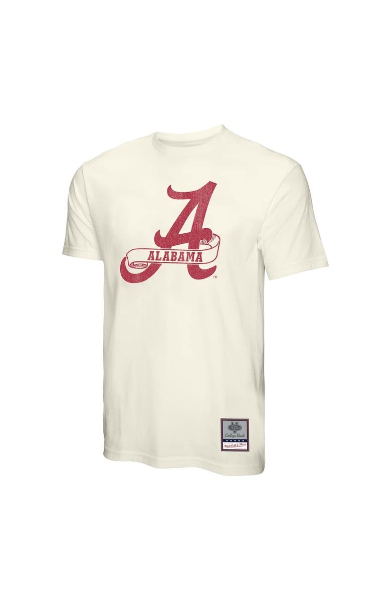 Mitchell & Ness Men's Mitchell & Ness  Cream Alabama Crimson Tide Vintage Tone T-Shirt, Alternate, color, Cream