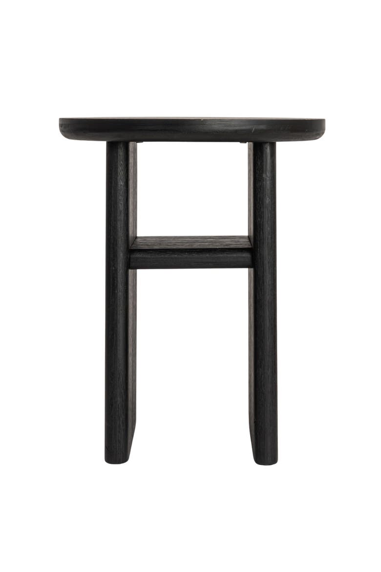 Sturdy Firwood Side Table, Black, Alternate, color, Black