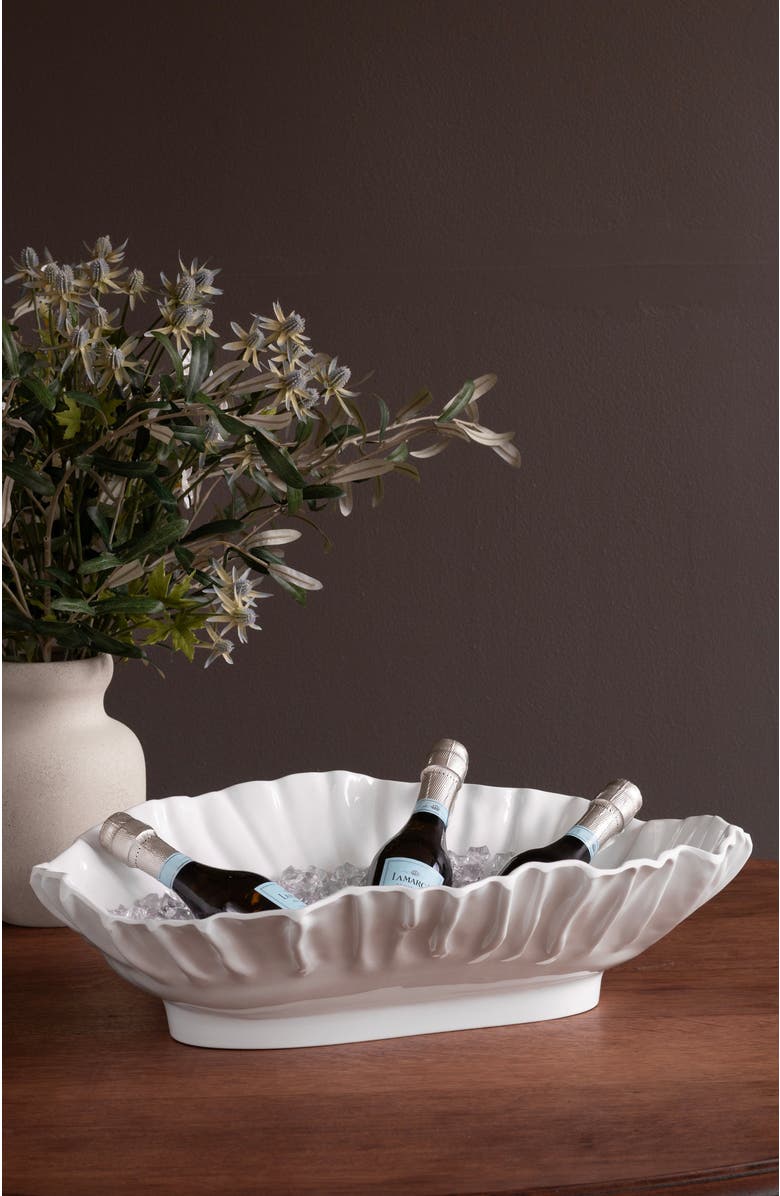 BEATRIZ BALL Collection VIDA Bloom Large Oval Bowl, Alternate, color, White