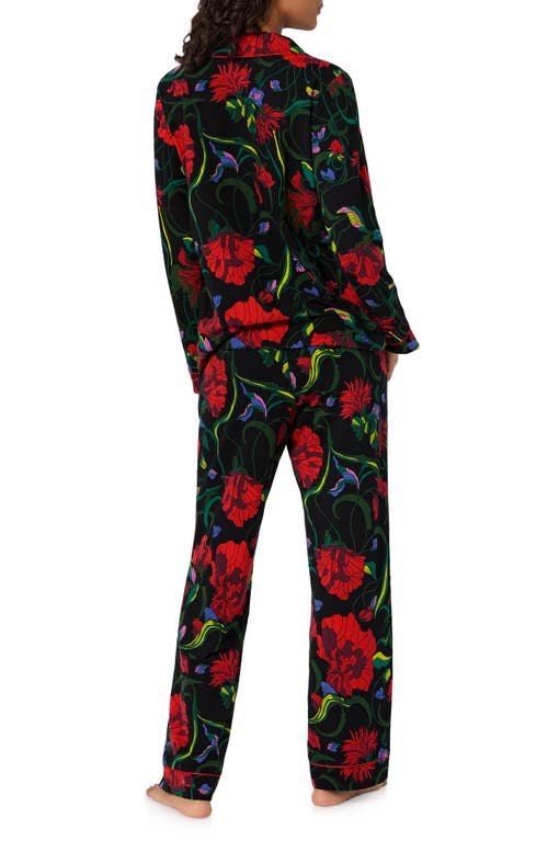 Bedhead Pajamas X Trina Turk Print Stretch Organic Cotton Jersey Pajamas In Multi