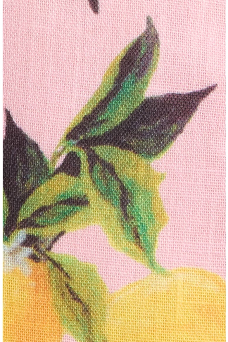 Desery Lemon Print Miniskirt, Alternate, color, YELLOW-MULTI