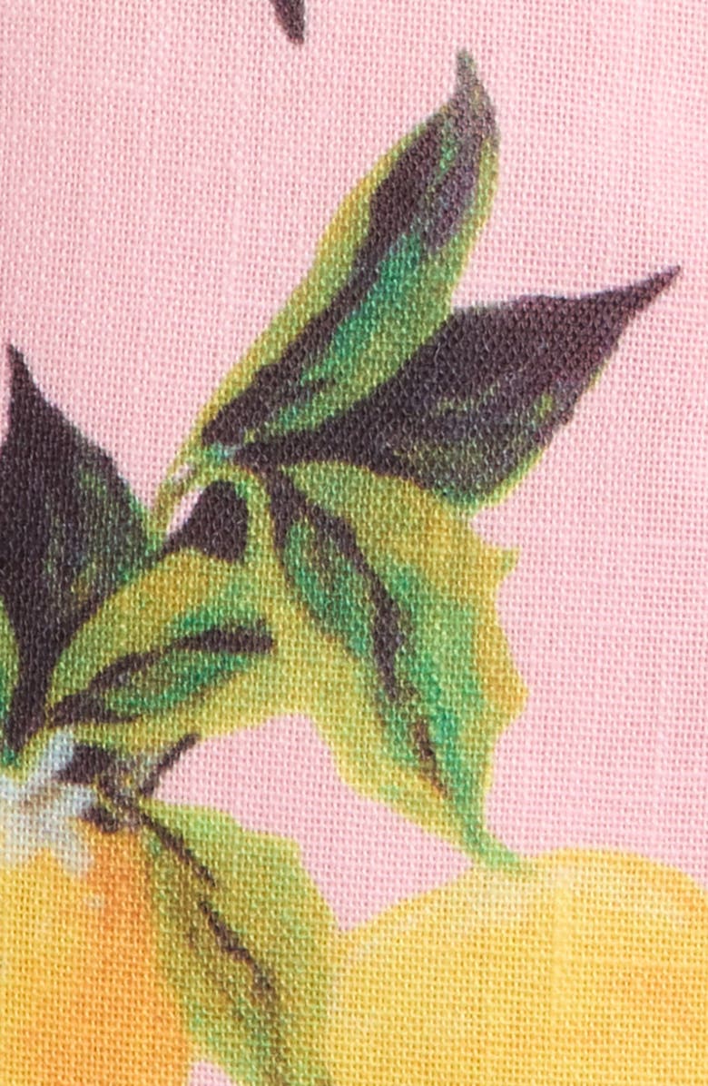 SUGARLIPS Desery Lemon Print Miniskirt, Alternate, color, Yellow-Multi