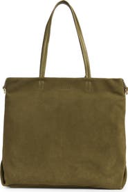 AIMEE Addison Leather Shopper Tote Bag