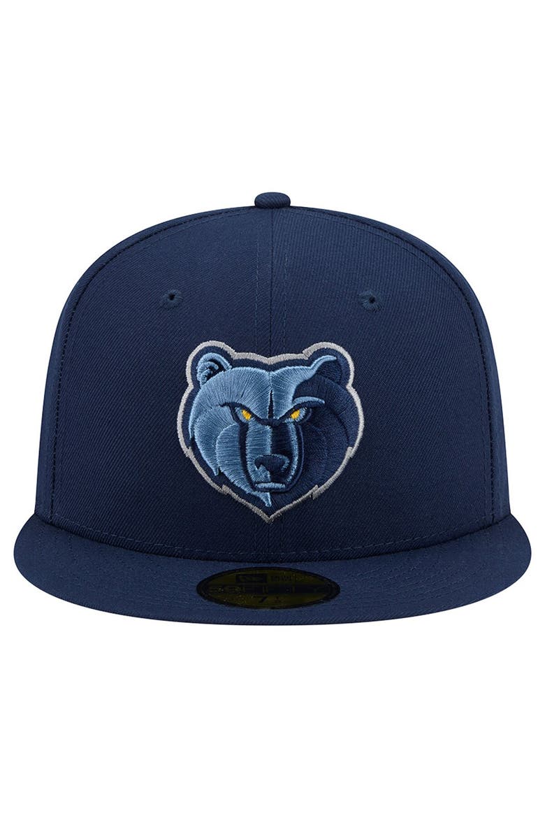 Men's New Era  Navy Memphis Grizzlies Team 59FIFTY Fitted Hat, Alternate, color, Navy