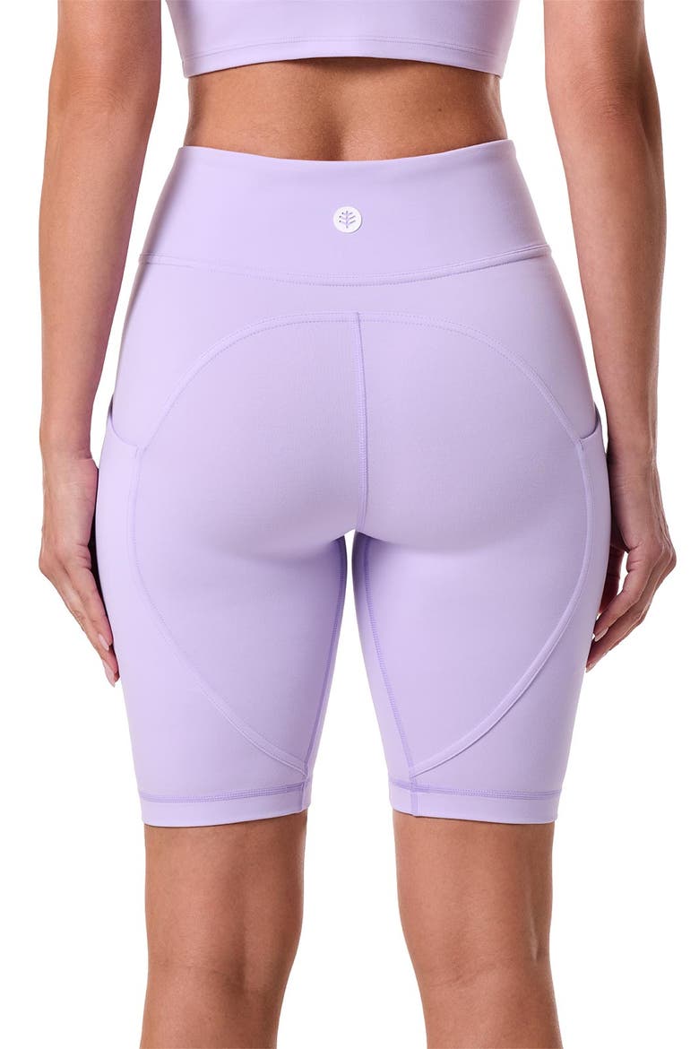 Women's Ananda Bike Shorts, UPF 50+ Sun Protection, Alternate, color, Lavendula