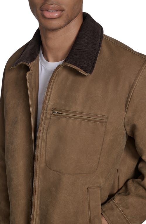Levi's Zip Front Barn Jacket In Brown