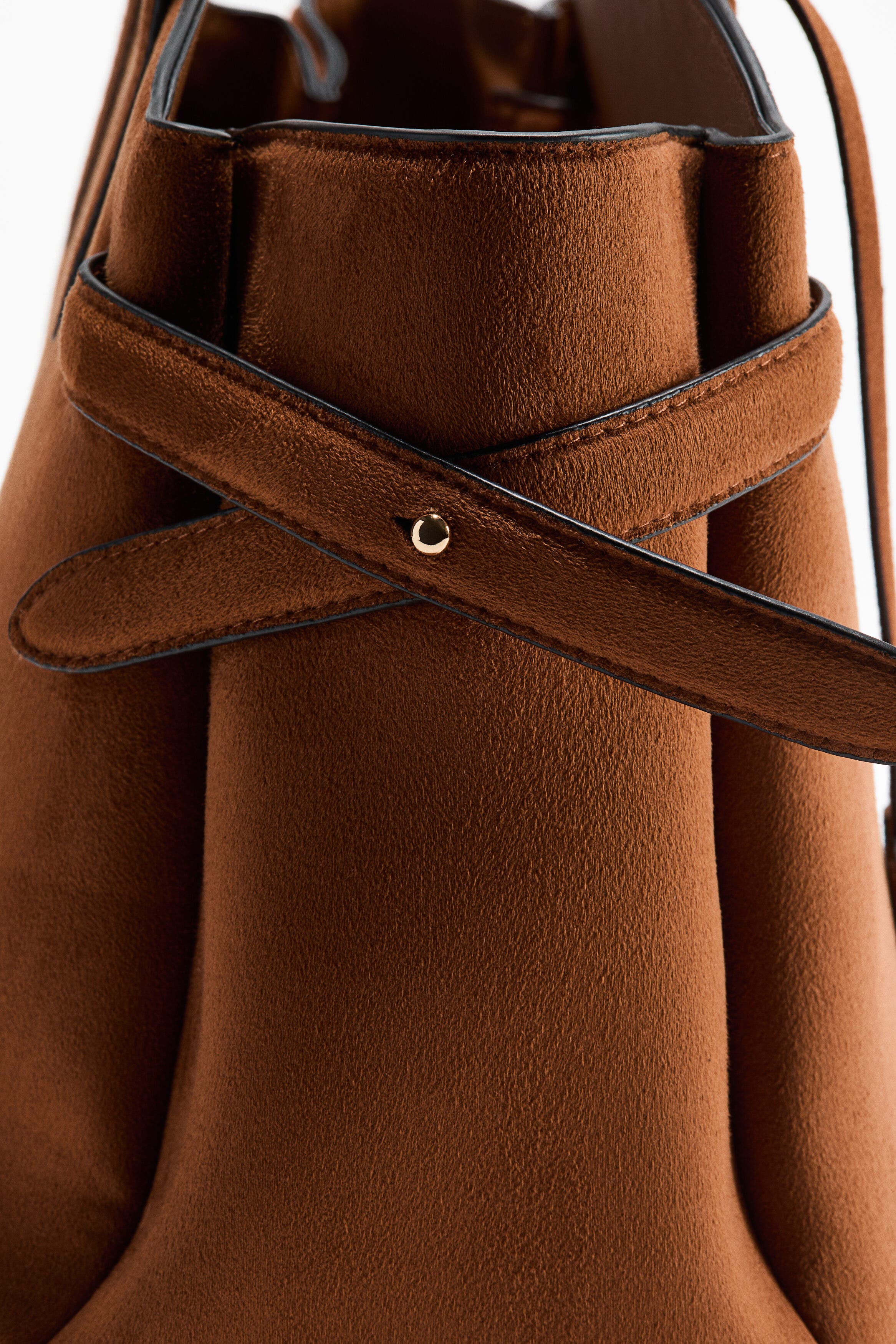 H&M Tote Bag, Alternate, color, Brown