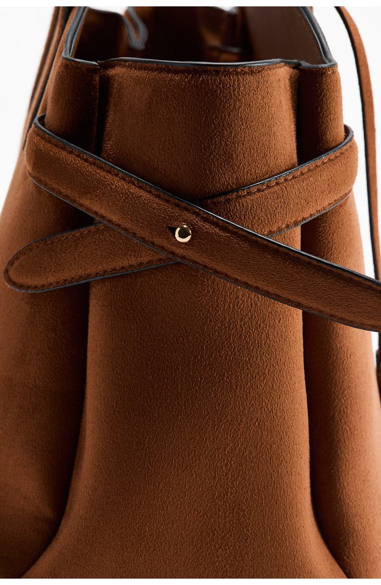 H&M Tote Bag, Alternate, color, Brown