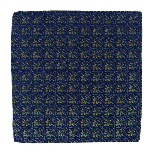 Trafalgar The French Quarter Fleur Dis Lis Silk Novelty Pocket Square