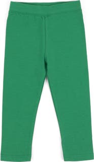 Leveret Girls Cotton Leggings, Solid Colors