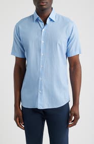 Peter Millar Windsail Short Sleeve Button-Up Shirt