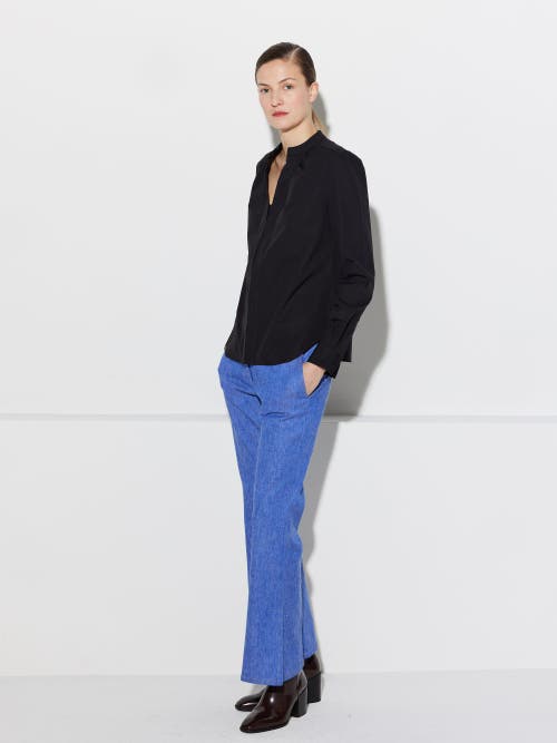 Callas Milano Olympia Poplin Blouse In Black