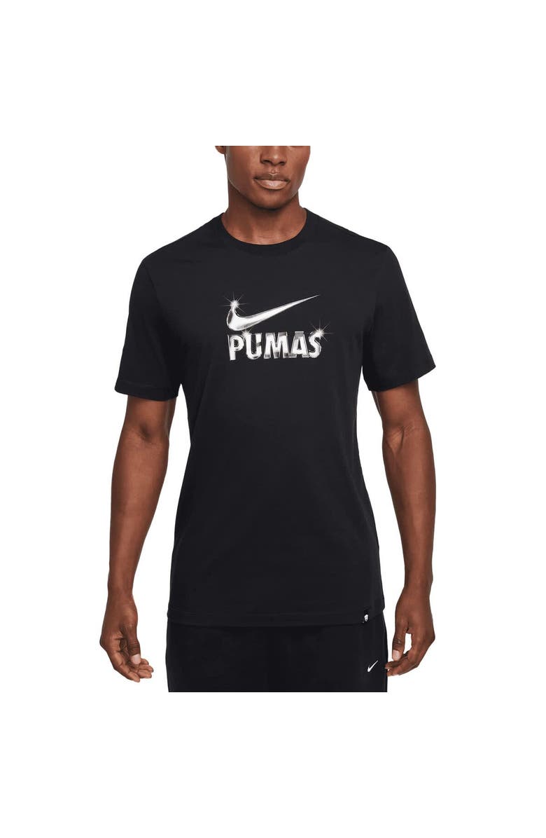 Nike Men's Nike Black Pumas Swoosh T-Shirt, Main, color, Black