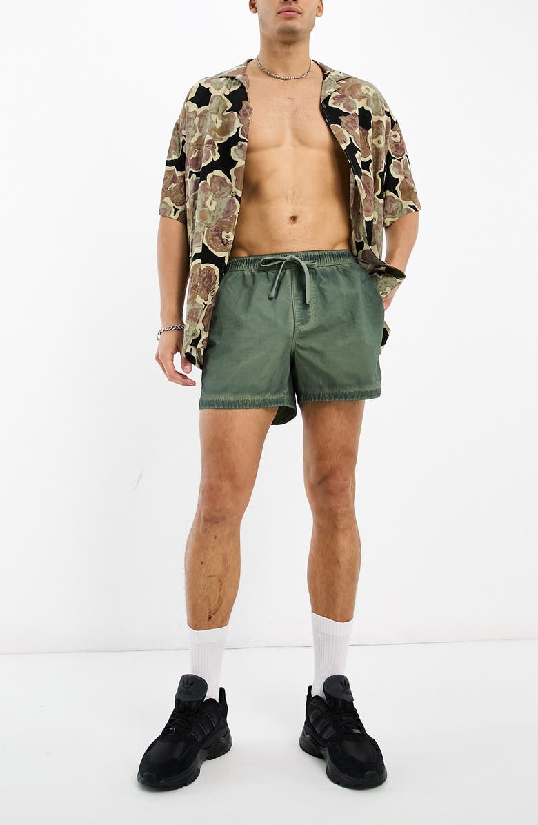 ASOS DESIGN Short Swim Trunks, Main, color,