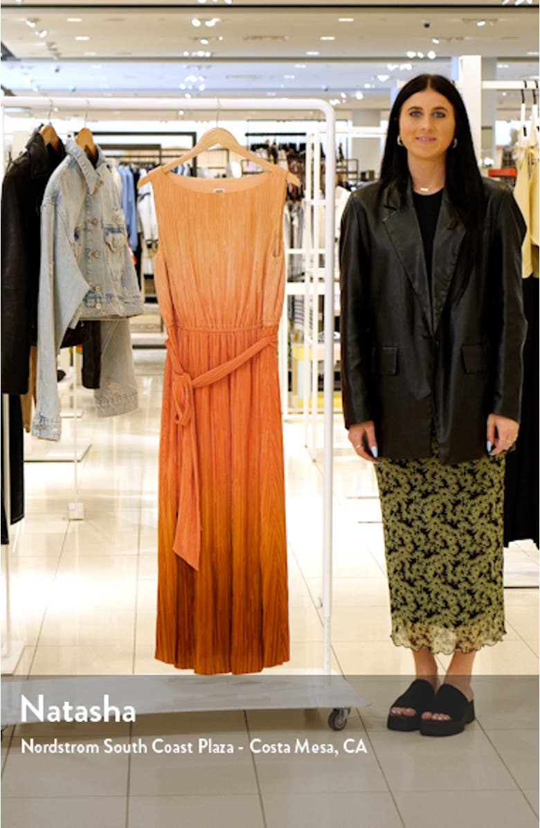 Plissé Pleated A-Line Dress, sales video thumbnail