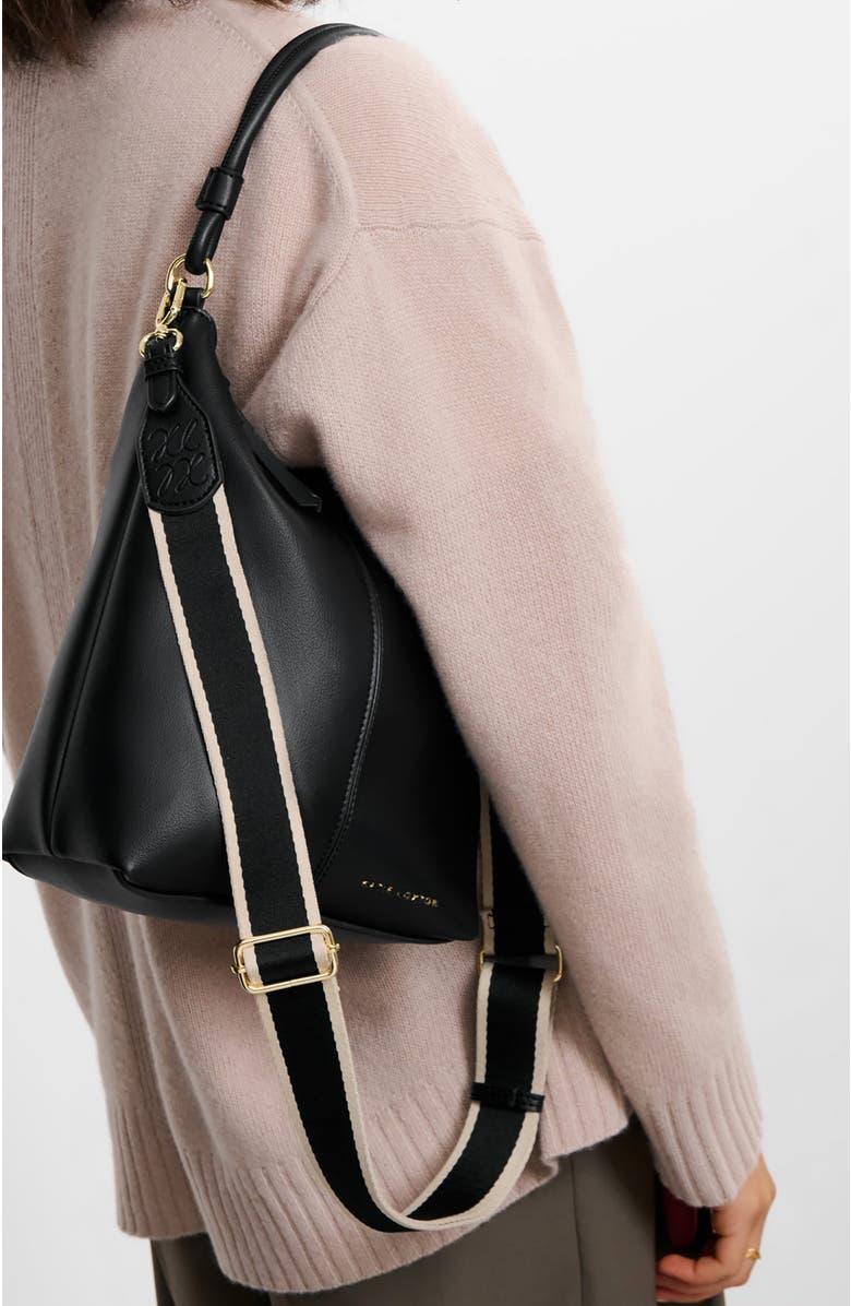 Katie Loxton Hallie Satchel Bag, Alternate, color, Black