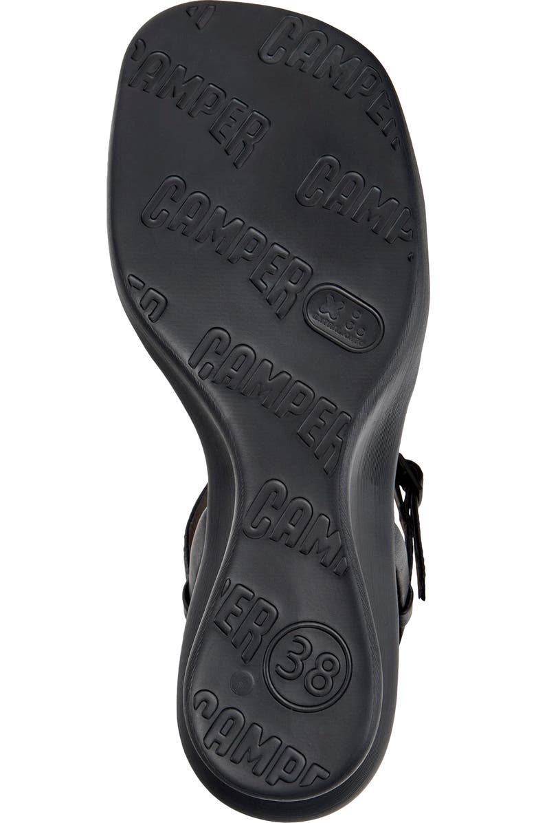 Camper Louise Wedge Sandal, Alternate, color, Black
