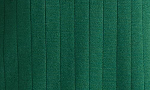 Jones New York Funnel Neck Wide Rib Sweater In Green