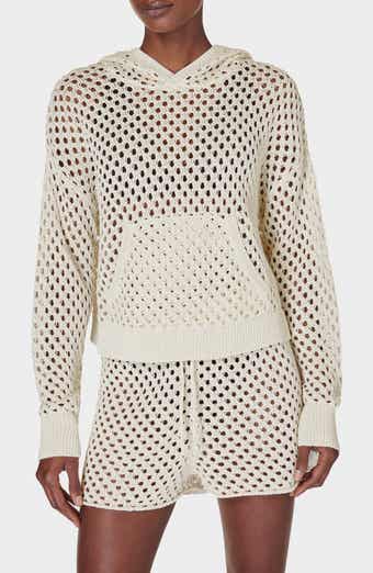Sweaty Betty Beachside Crochet Cover-Up Hoodie
