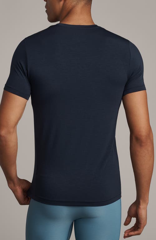 Rhone C.o.r. Crewneck Undershirt In Blue