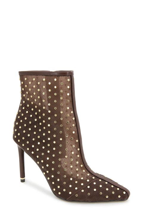 Quincy Stud Mesh Bootie (Women)