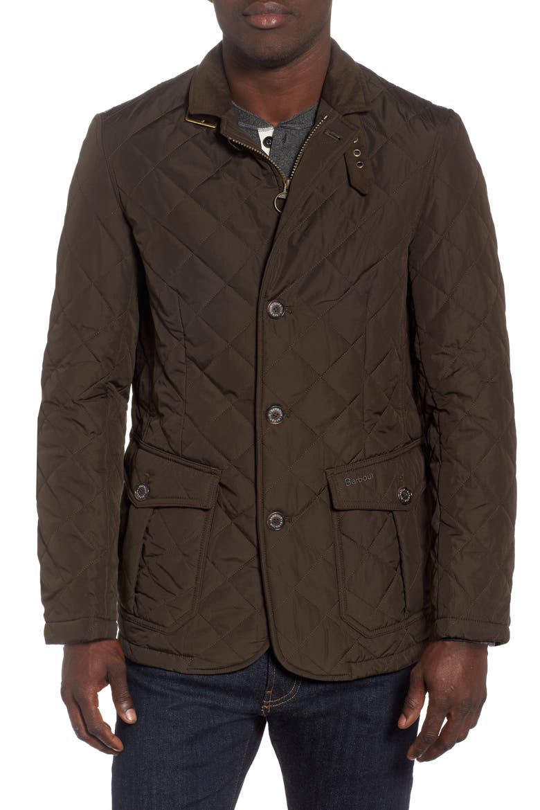 Lutz Quilted Jacket, Main, color, OLIVE