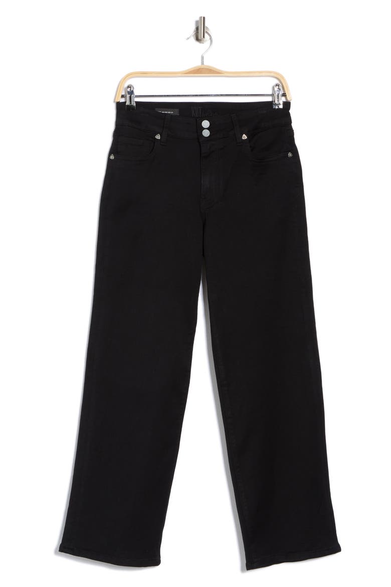 Lucy High Waist Wide Leg Jeans, Alternate, color, BLACK JM