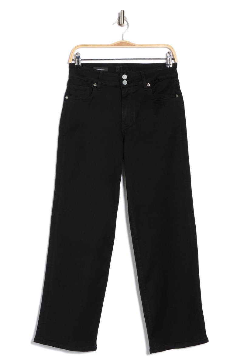 KUT from the Kloth Lucy High Waist Wide Leg Jeans, Alternate, color, Black