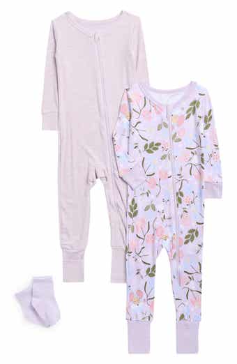SLEEP ON IT Kids' Assorted 2-Pack Print Fitted Two-Piece Pajamas & Socks Set
