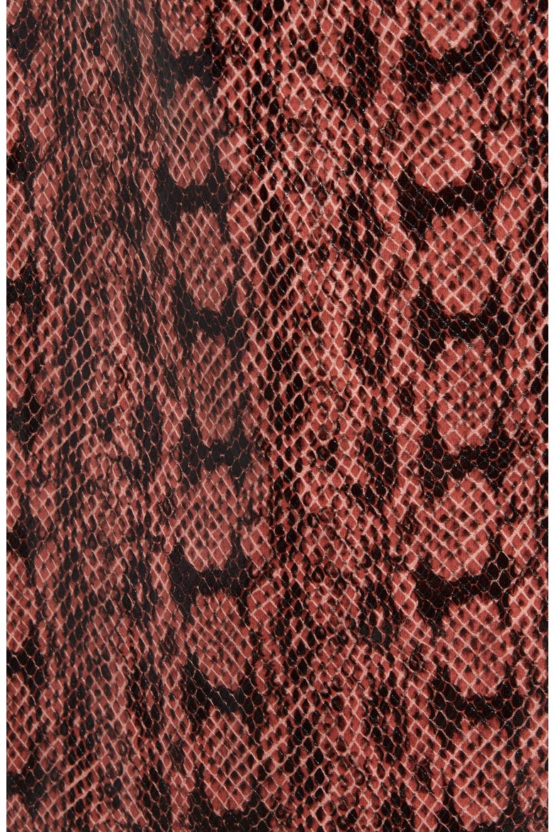 Sneak Attack Snakeskin Trench Coat, Alternate, color, SNEAK ATTACK
