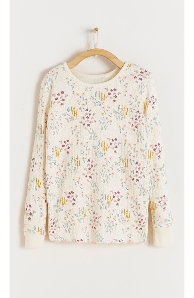 Babycottons Premium Cotton Chloe Ribbed Snug 2PC Pajamas For Toddler, Alternate, color, Multicolor