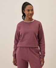 Pact Organic Brushed Fleece Crew Sweatshirt