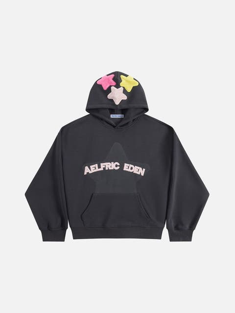 Colorful Eden Star Pullover Hoodie