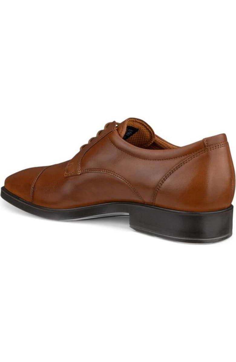 ECCO Metropole Milan Cap Toe Derby, Alternate, color, Saddle