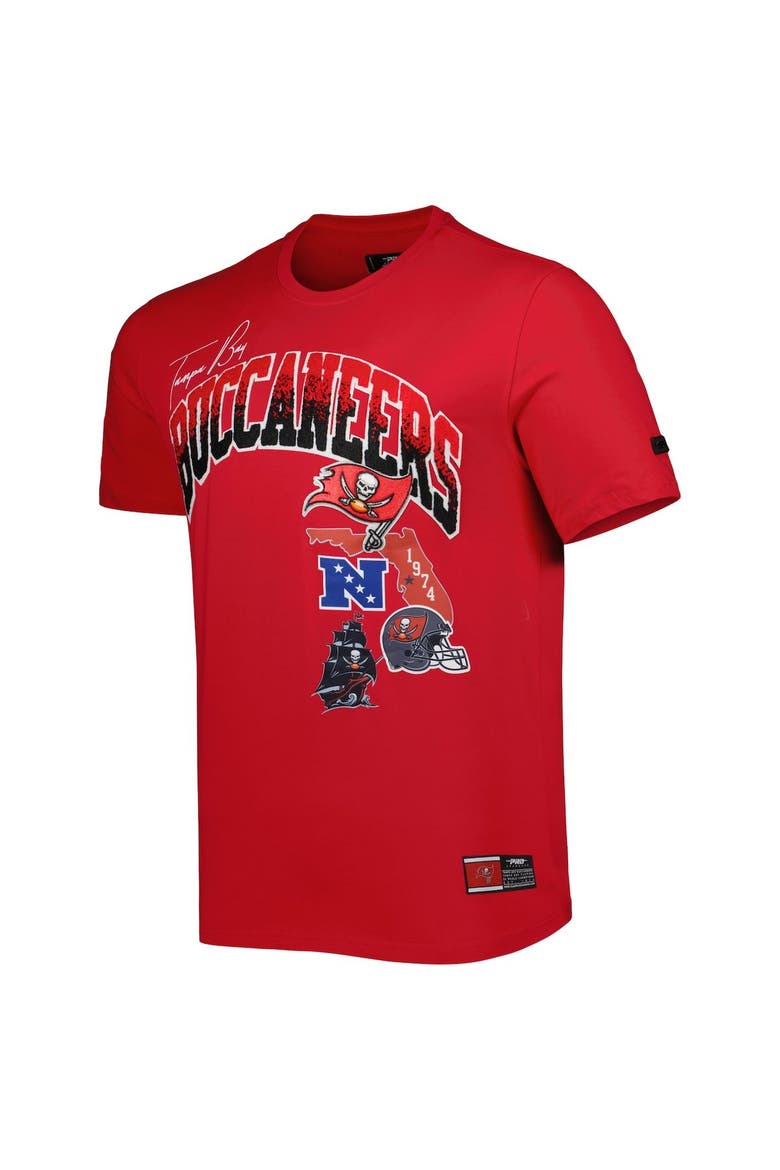 Men's Pro Standard Red Tampa Bay Buccaneers Hometown Collection T-Shirt, Alternate, color, Red