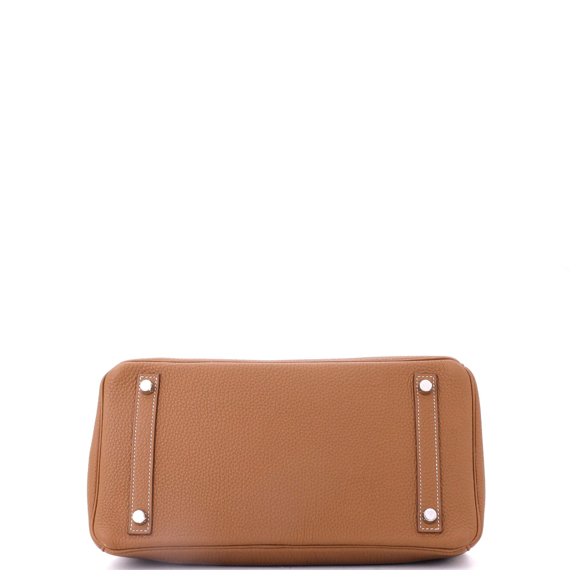 Pre-Owned Hermes Birkin Handbag Brown Togo with Palladium Hardware 30, Alternate, color, 