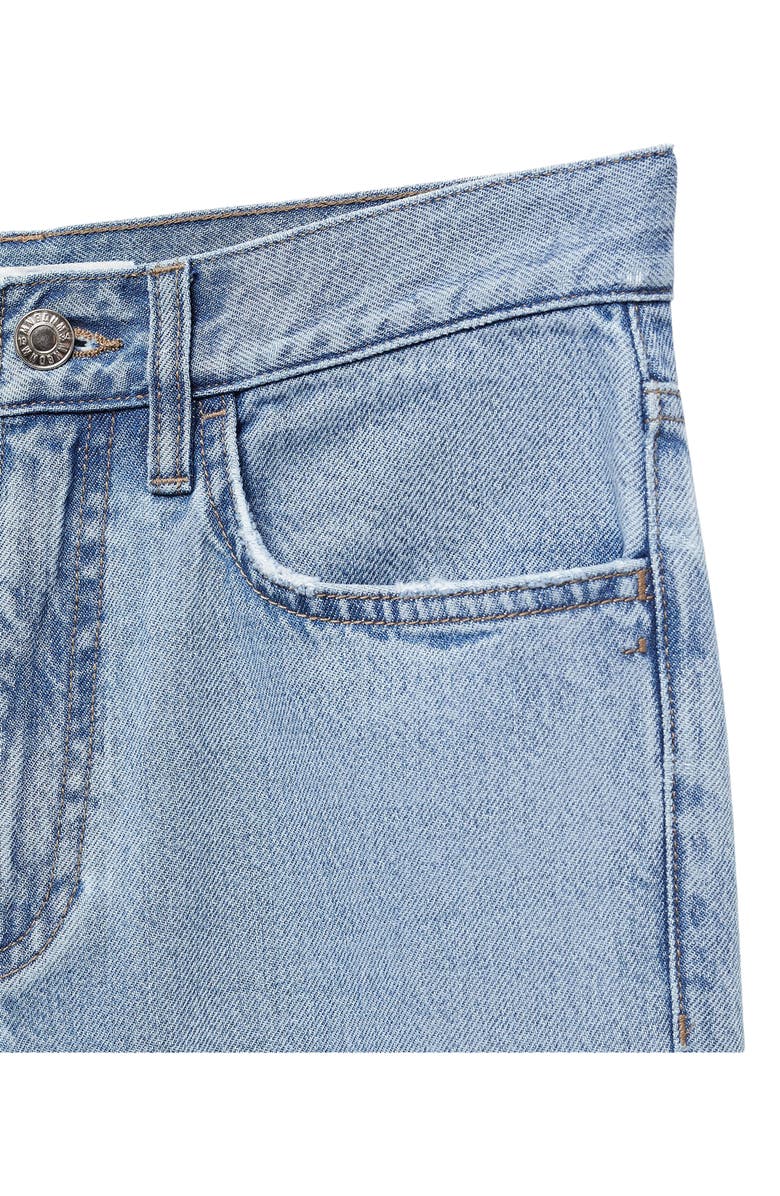 MANGO Mid Rise Straight Leg Jeans, Alternate, color, 