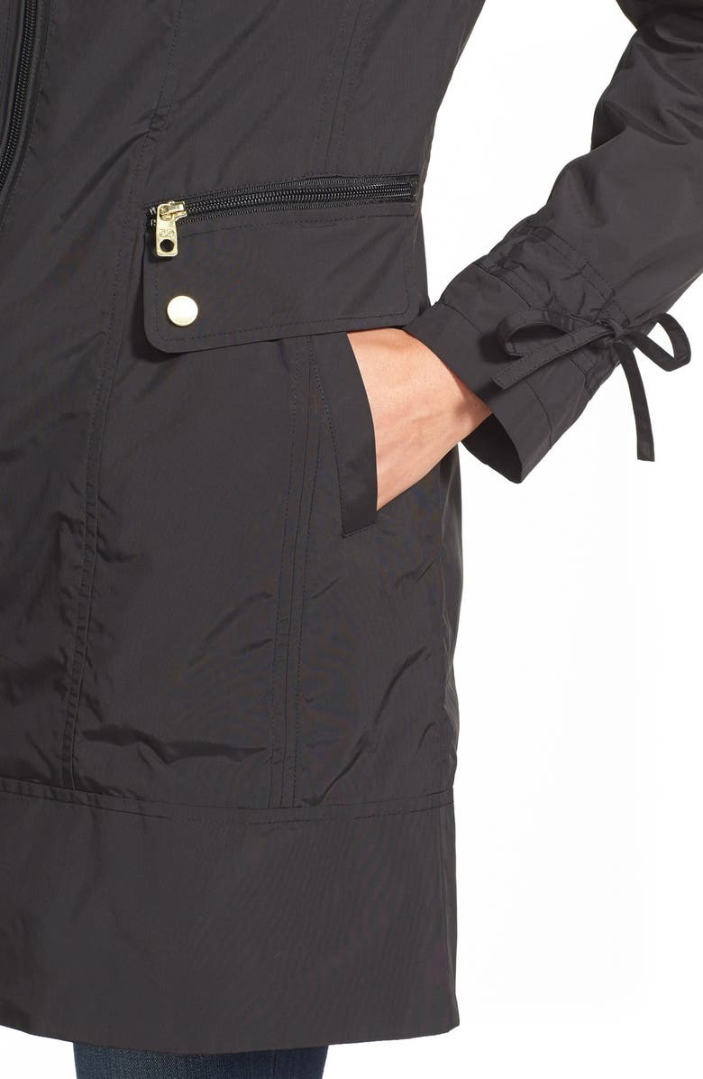 Cole Haan Signature Stand Collar Raincoat, Alternate, color, 