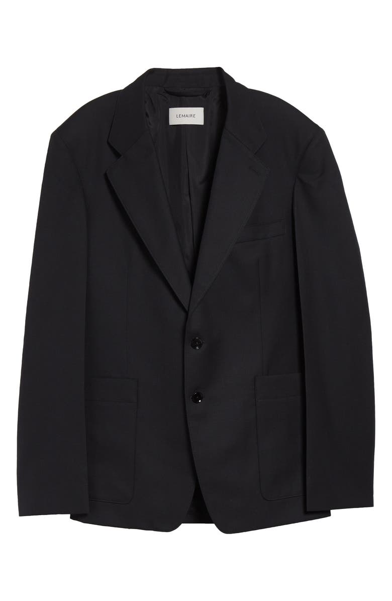 Lemaire Tailored Single Breasted Jacket, Main, color, Marine Melange