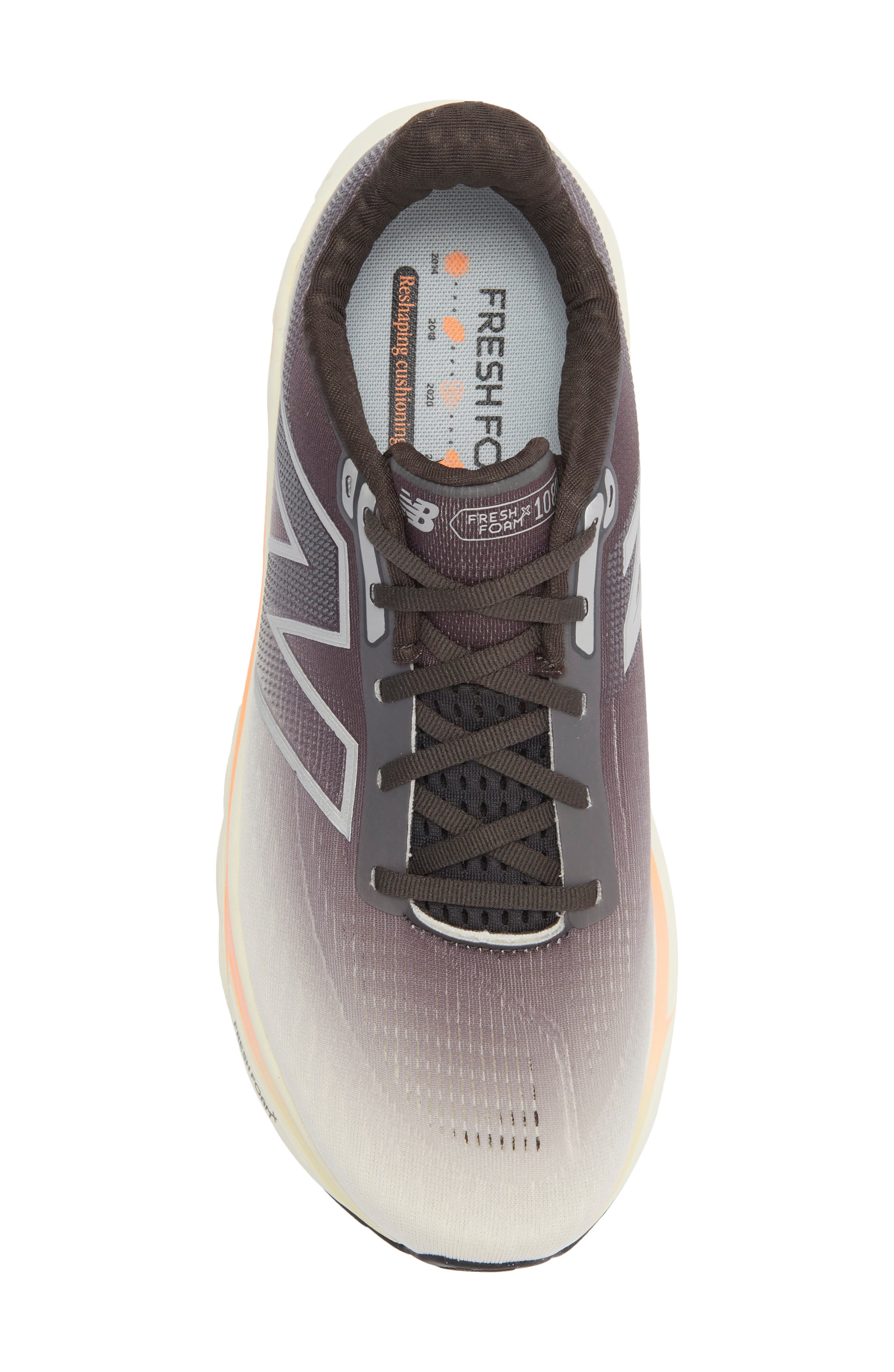 New Balance Fresh Foam X 1080 v14 Running Shoe, Alternate, color, Black Cement/ Angora